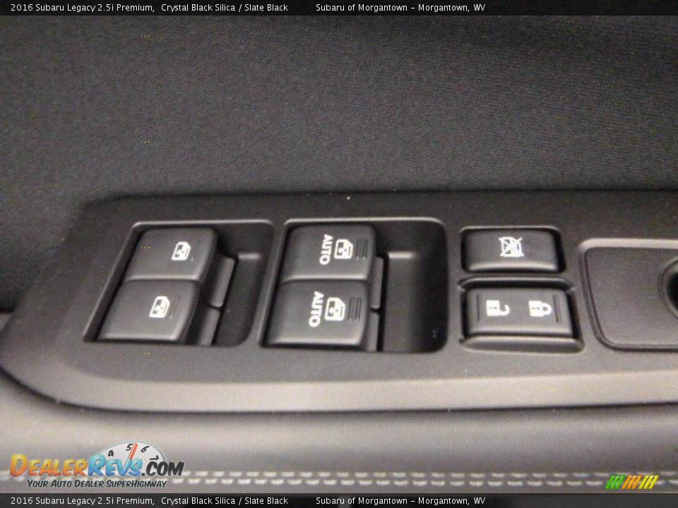 2016 Subaru Legacy 2.5i Premium Crystal Black Silica / Slate Black Photo #17