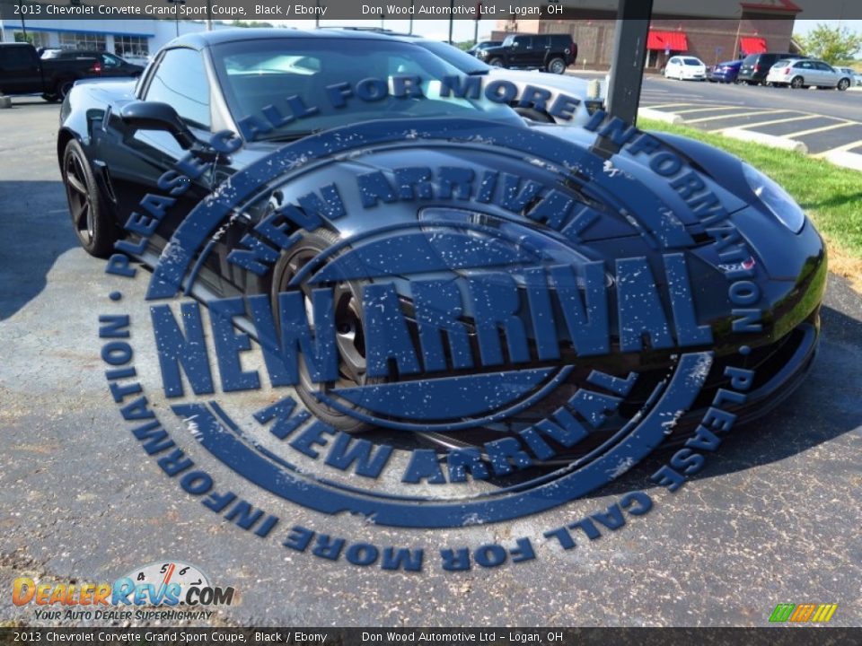 2013 Chevrolet Corvette Grand Sport Coupe Black / Ebony Photo #1