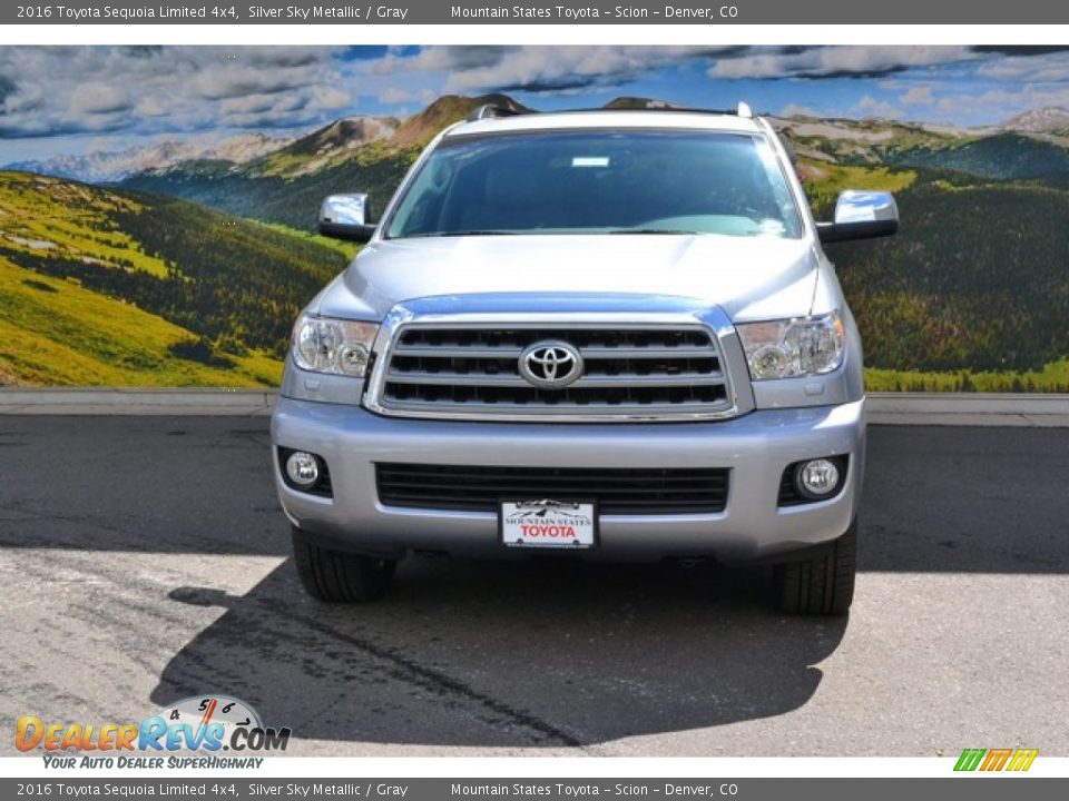2016 Toyota Sequoia Limited 4x4 Silver Sky Metallic / Gray Photo #2