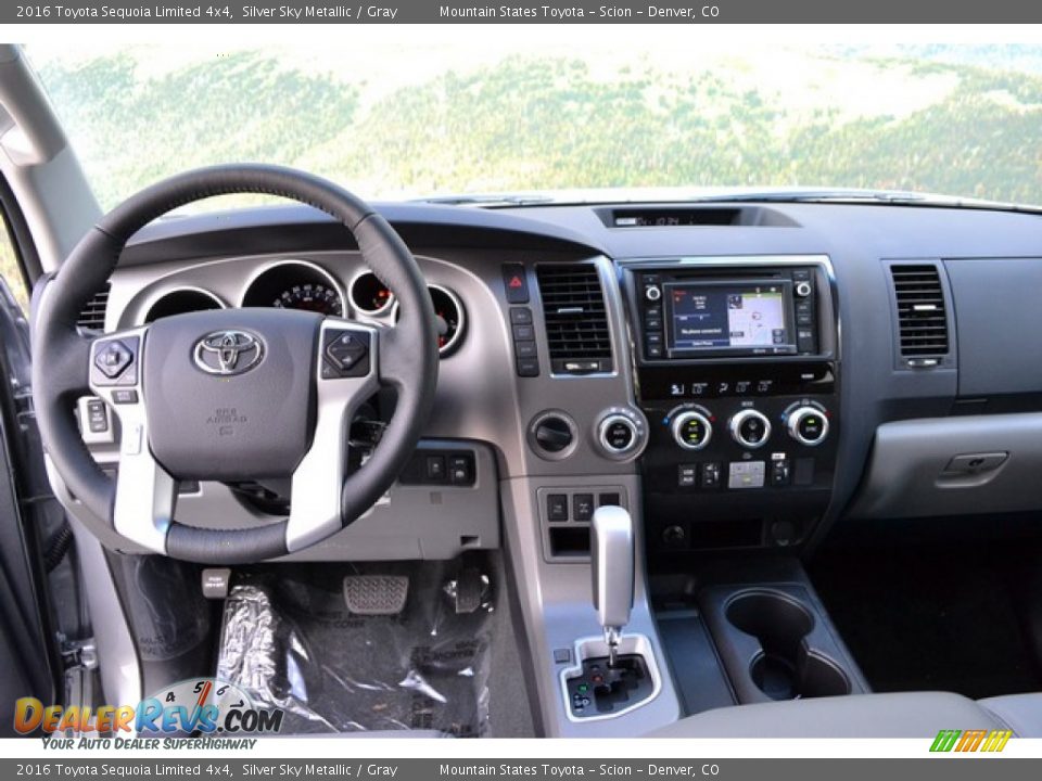 Dashboard of 2016 Toyota Sequoia Limited 4x4 Photo #6