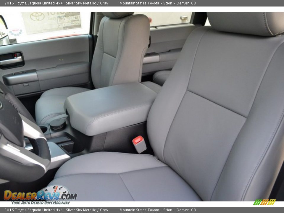 2016 Toyota Sequoia Limited 4x4 Silver Sky Metallic / Gray Photo #8