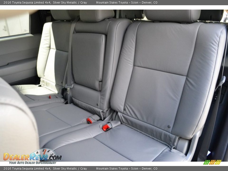 Rear Seat of 2016 Toyota Sequoia Limited 4x4 Photo #9