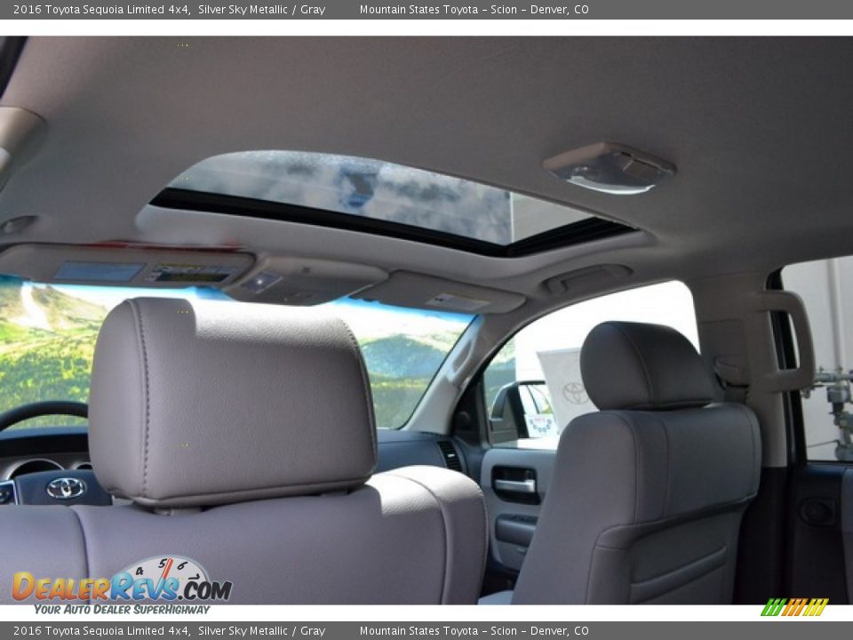 2016 Toyota Sequoia Limited 4x4 Silver Sky Metallic / Gray Photo #11