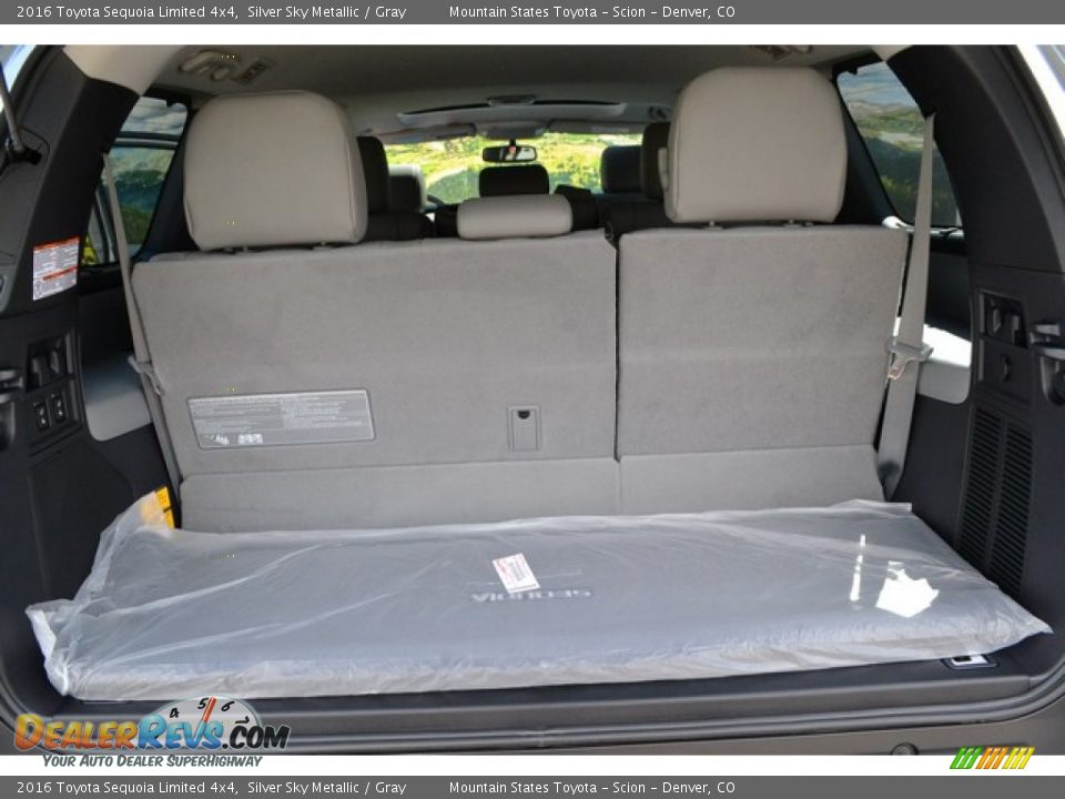 2016 Toyota Sequoia Limited 4x4 Silver Sky Metallic / Gray Photo #12