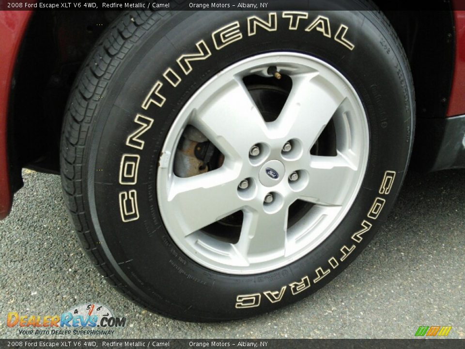 2008 Ford Escape XLT V6 4WD Redfire Metallic / Camel Photo #6