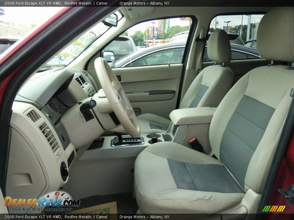 2008 Ford Escape XLT V6 4WD Redfire Metallic / Camel Photo #7