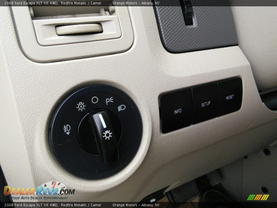 2008 Ford Escape XLT V6 4WD Redfire Metallic / Camel Photo #11