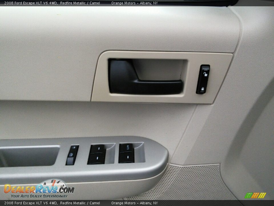 2008 Ford Escape XLT V6 4WD Redfire Metallic / Camel Photo #12