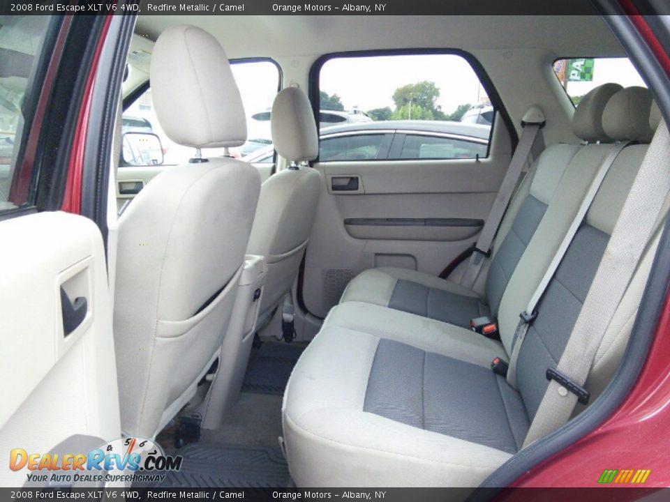 2008 Ford Escape XLT V6 4WD Redfire Metallic / Camel Photo #13