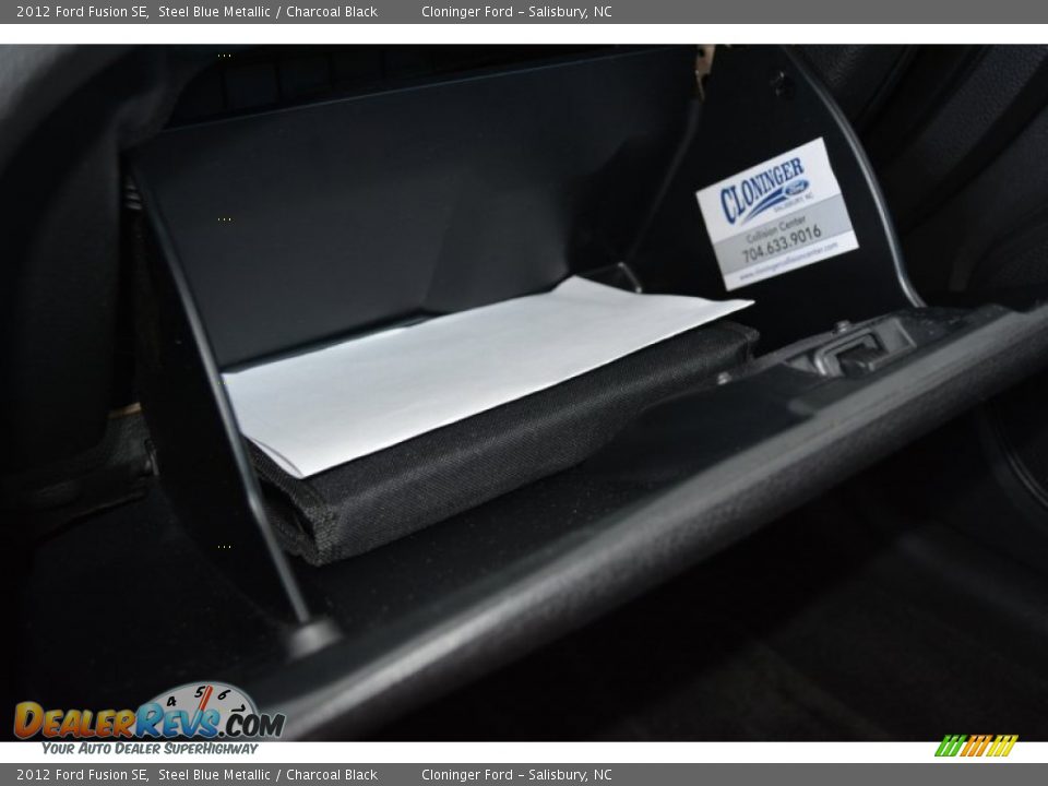 2012 Ford Fusion SE Steel Blue Metallic / Charcoal Black Photo #26