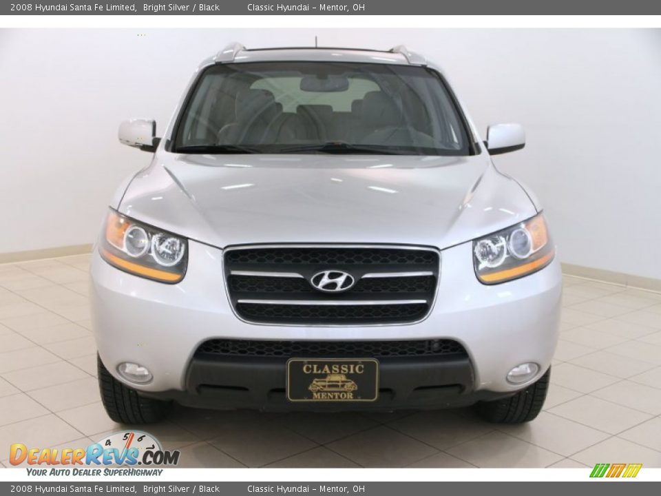 2008 Hyundai Santa Fe Limited Bright Silver / Black Photo #2