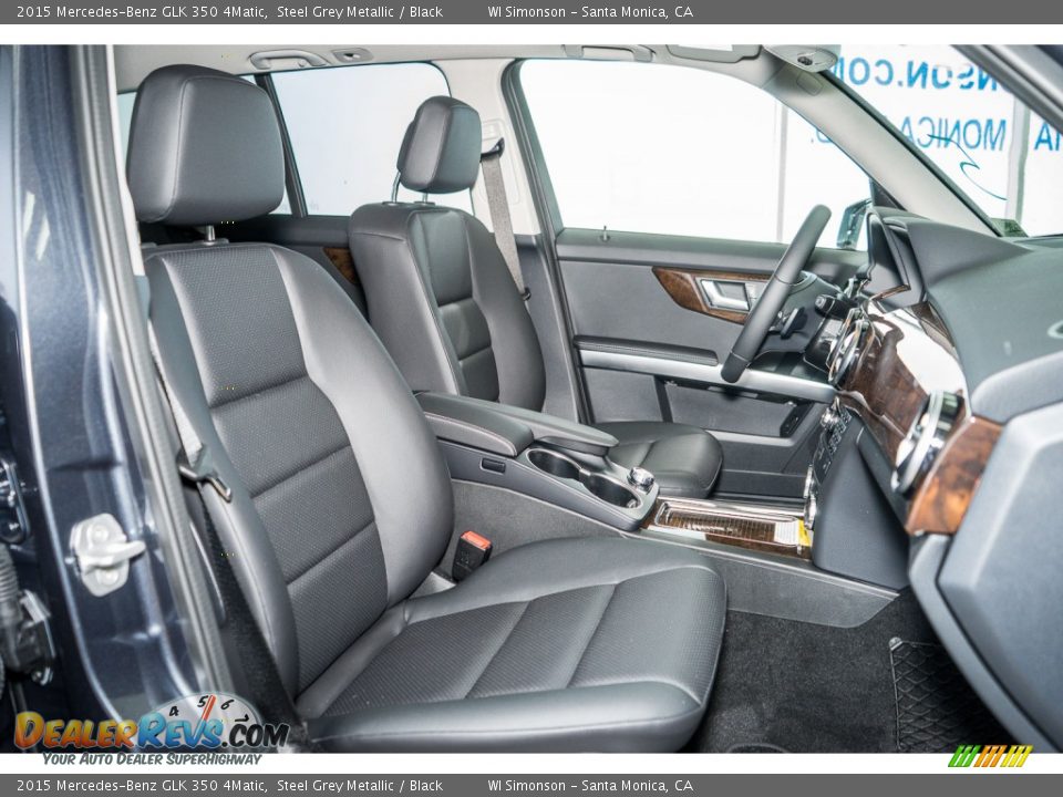 2015 Mercedes-Benz GLK 350 4Matic Steel Grey Metallic / Black Photo #2
