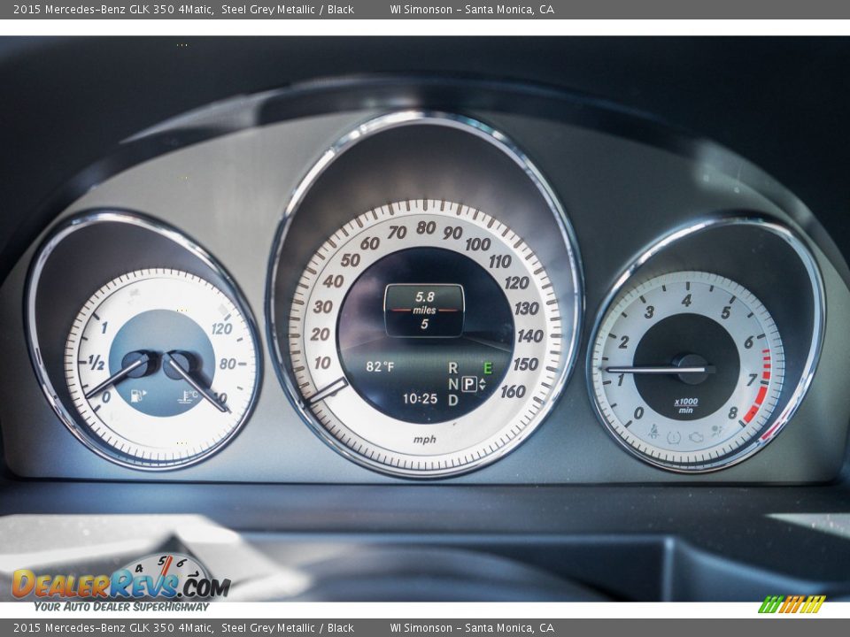 2015 Mercedes-Benz GLK 350 4Matic Steel Grey Metallic / Black Photo #7