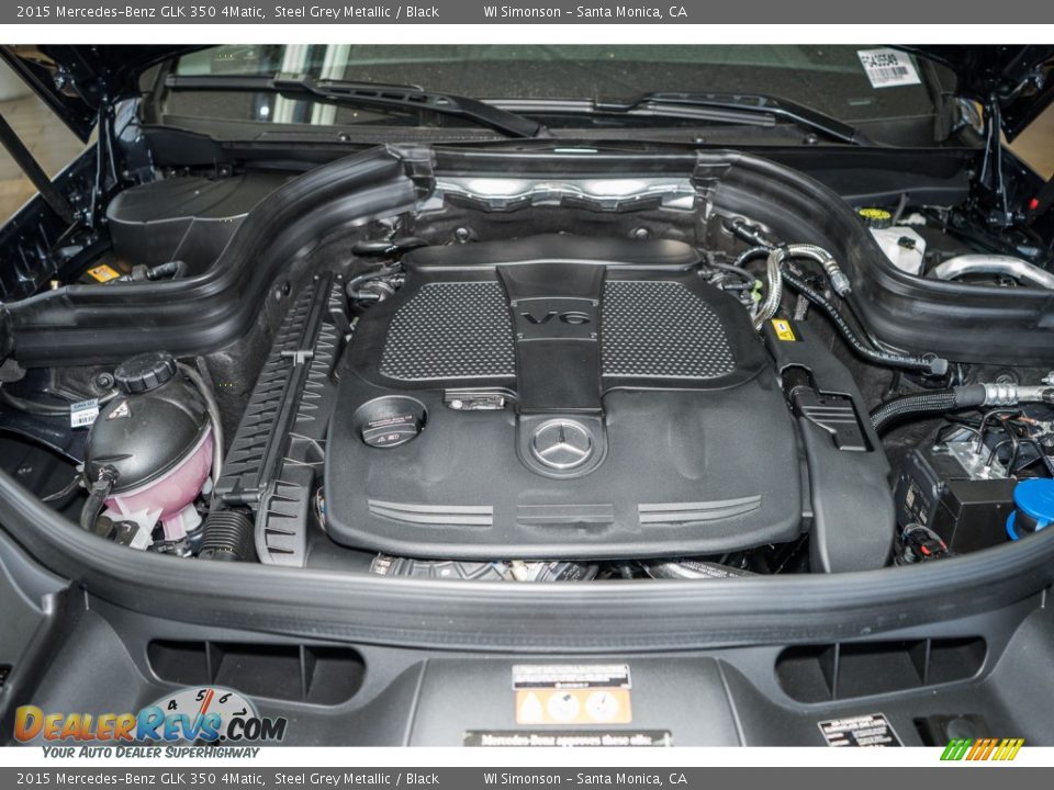 2015 Mercedes-Benz GLK 350 4Matic Steel Grey Metallic / Black Photo #9