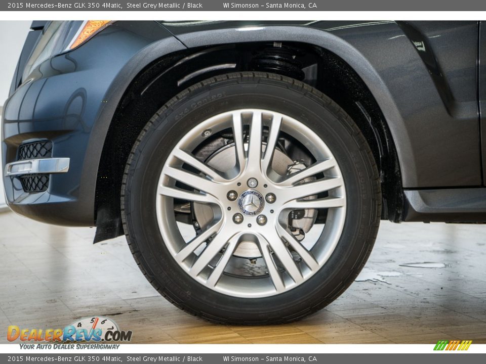 2015 Mercedes-Benz GLK 350 4Matic Steel Grey Metallic / Black Photo #10