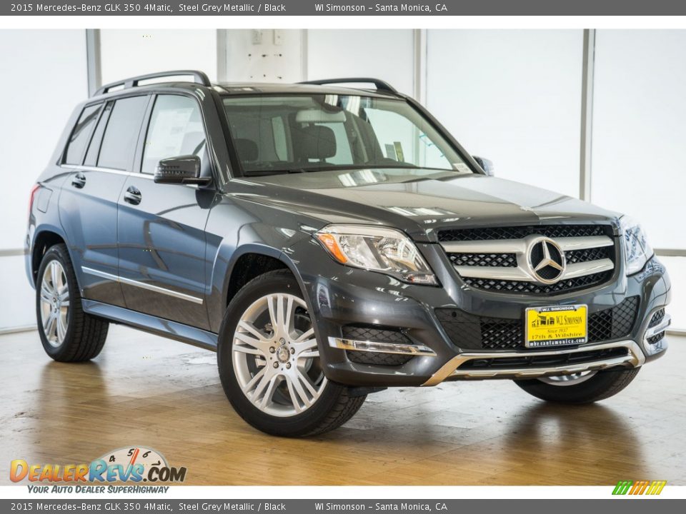 2015 Mercedes-Benz GLK 350 4Matic Steel Grey Metallic / Black Photo #12