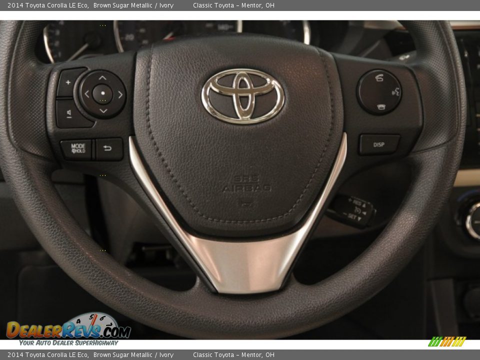 2014 Toyota Corolla LE Eco Brown Sugar Metallic / Ivory Photo #7