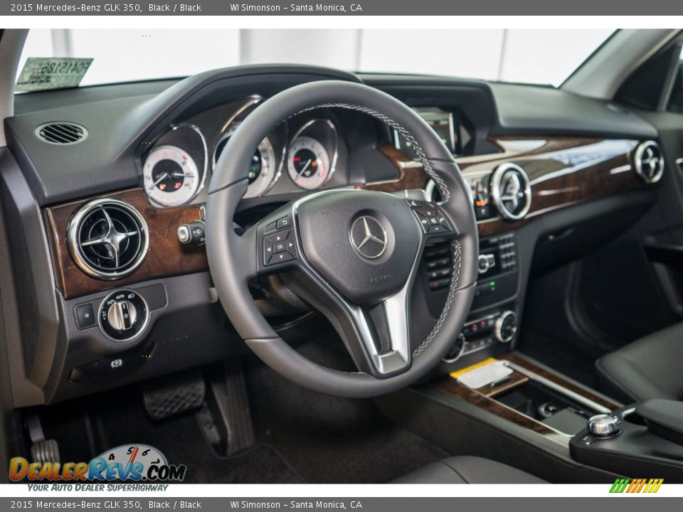 2015 Mercedes-Benz GLK 350 Black / Black Photo #6