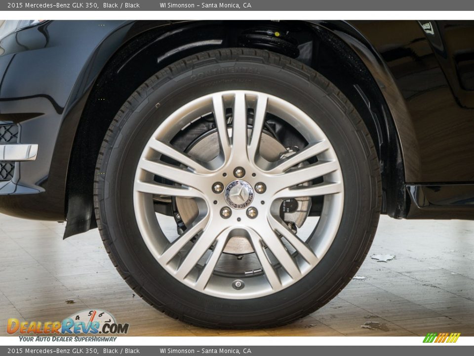 2015 Mercedes-Benz GLK 350 Black / Black Photo #10