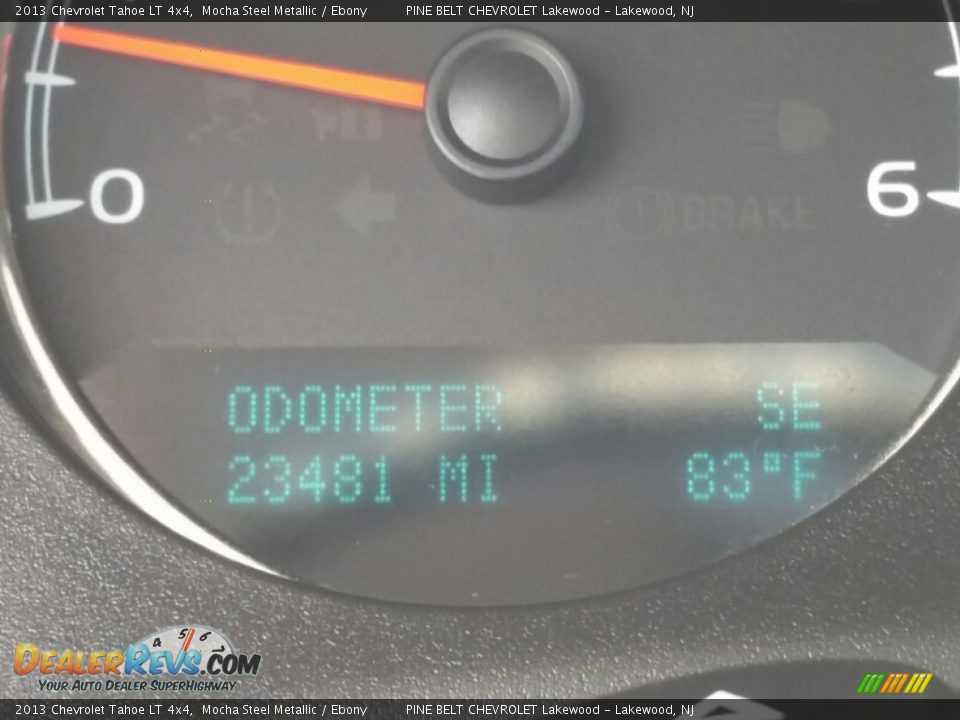 2013 Chevrolet Tahoe LT 4x4 Mocha Steel Metallic / Ebony Photo #21