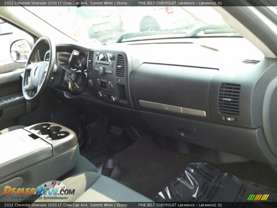 2012 Chevrolet Silverado 1500 LT Crew Cab 4x4 Summit White / Ebony Photo #6
