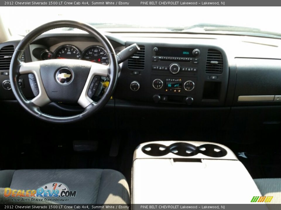 2012 Chevrolet Silverado 1500 LT Crew Cab 4x4 Summit White / Ebony Photo #14