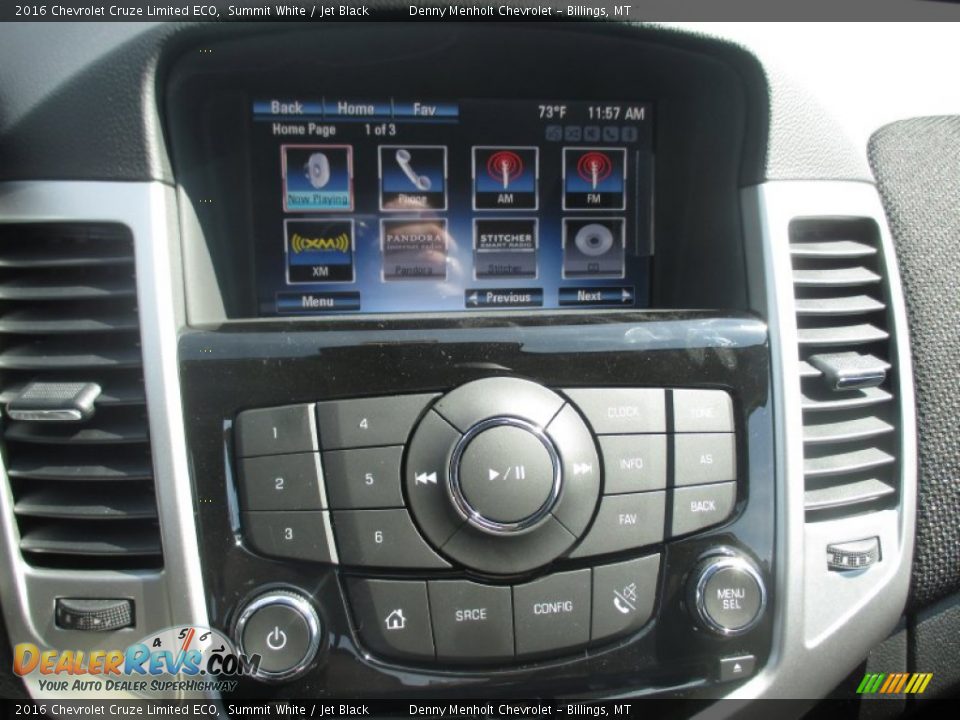 2016 Chevrolet Cruze Limited ECO Summit White / Jet Black Photo #12