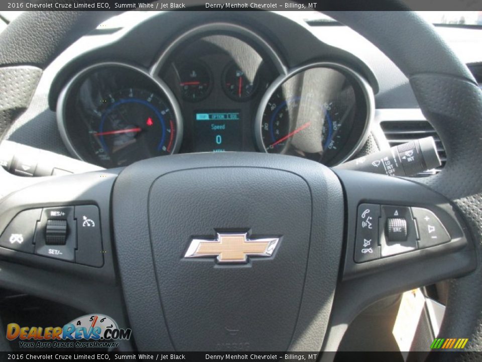 2016 Chevrolet Cruze Limited ECO Summit White / Jet Black Photo #14