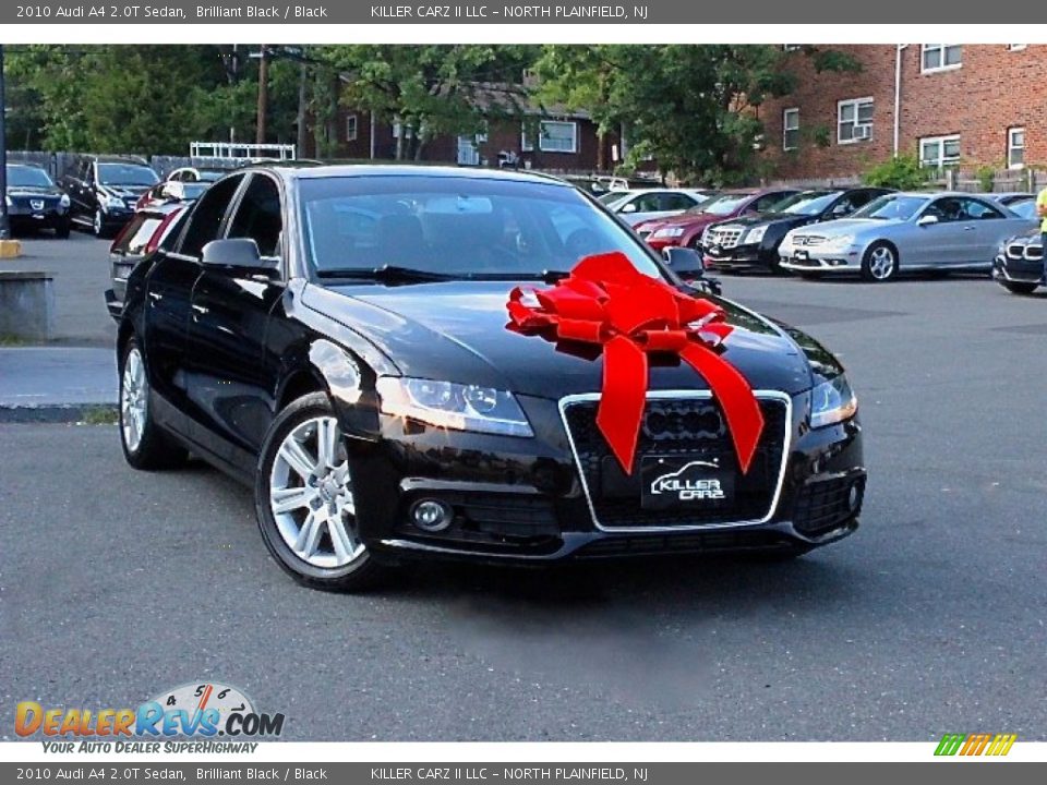 2010 Audi A4 2.0T Sedan Brilliant Black / Black Photo #1