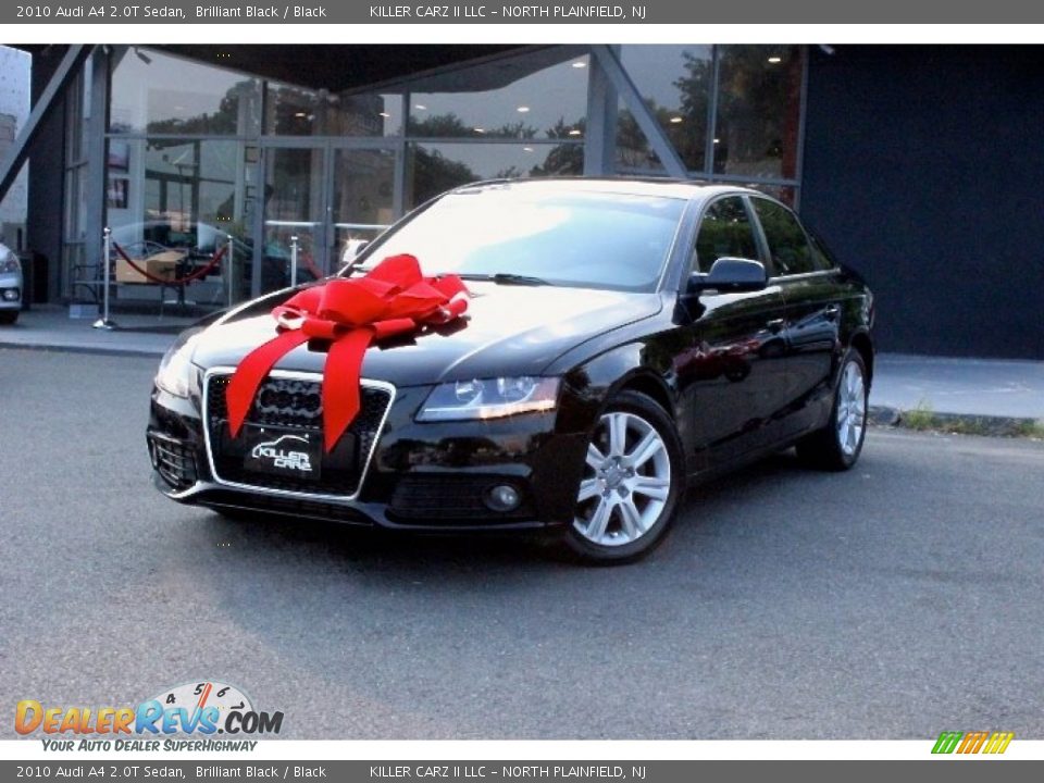 2010 Audi A4 2.0T Sedan Brilliant Black / Black Photo #3