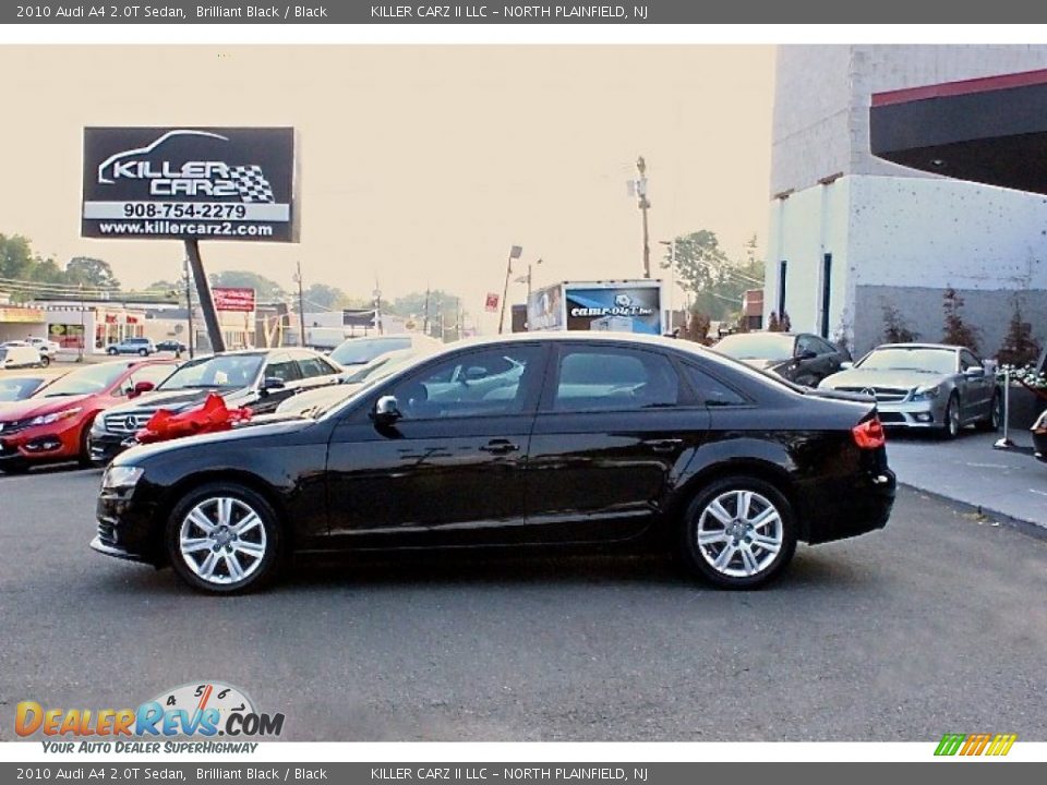 2010 Audi A4 2.0T Sedan Brilliant Black / Black Photo #4