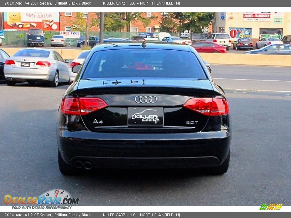 2010 Audi A4 2.0T Sedan Brilliant Black / Black Photo #6