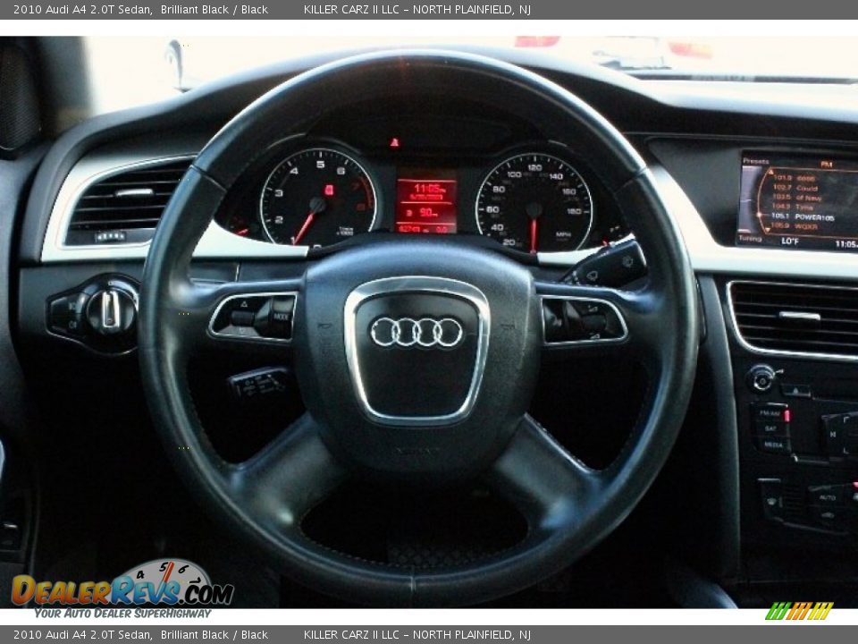 2010 Audi A4 2.0T Sedan Brilliant Black / Black Photo #35