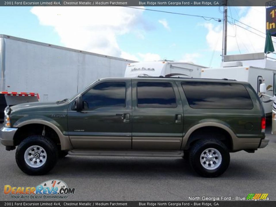 2001 Ford Excursion Limited 4x4 Chestnut Metallic / Medium Parchment Photo #2