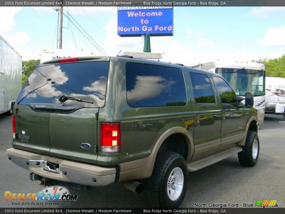 2001 Ford Excursion Limited 4x4 Chestnut Metallic / Medium Parchment Photo #5