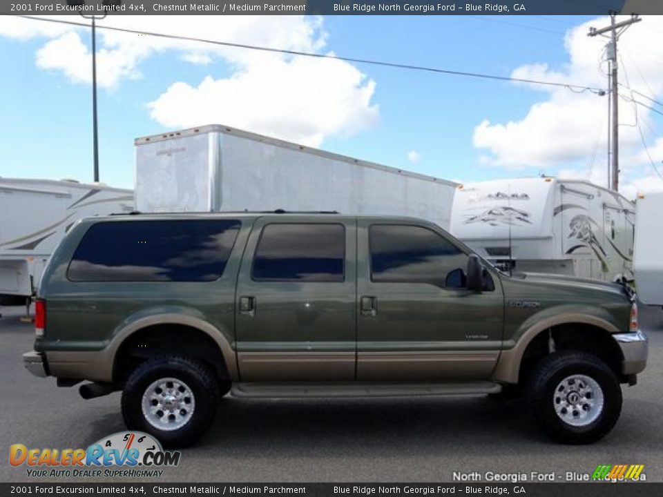 2001 Ford Excursion Limited 4x4 Chestnut Metallic / Medium Parchment Photo #6