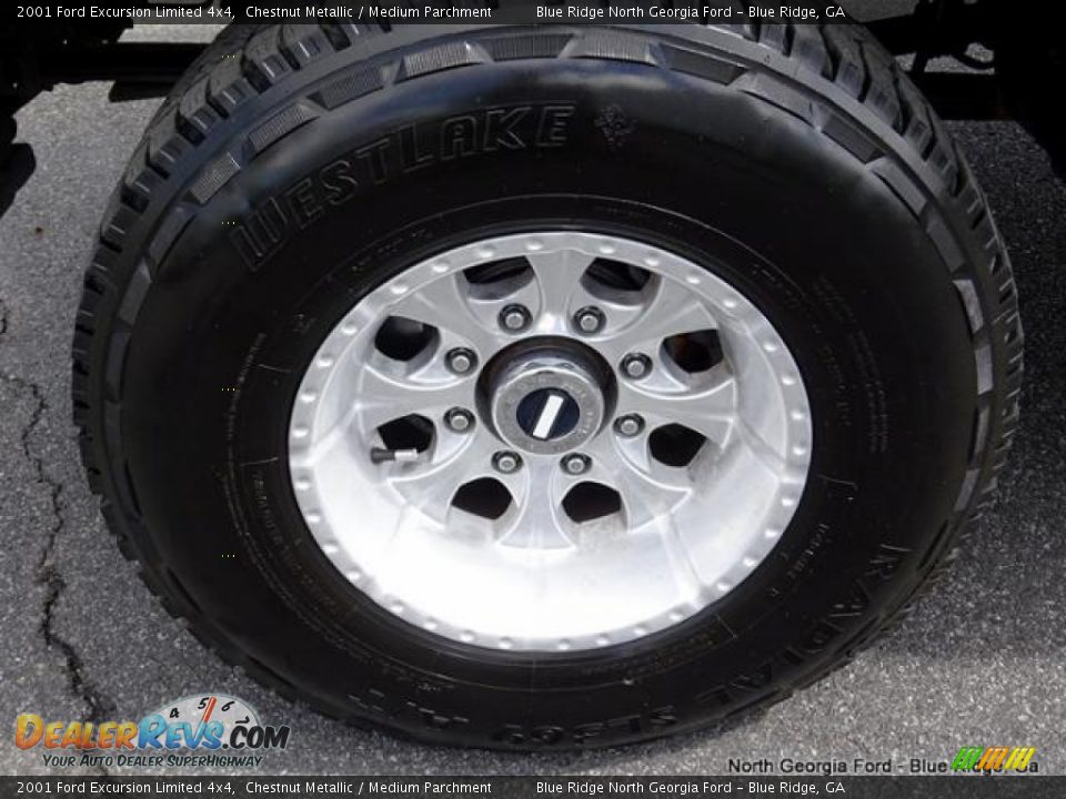 2001 Ford Excursion Limited 4x4 Chestnut Metallic / Medium Parchment Photo #9