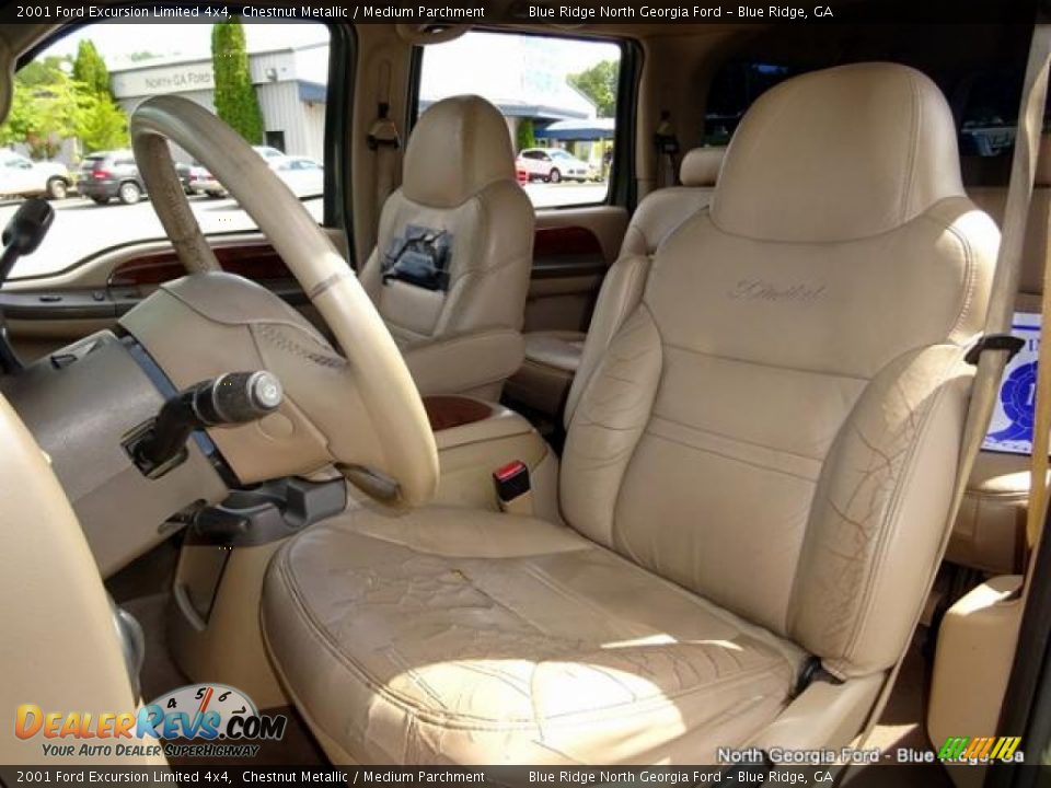 2001 Ford Excursion Limited 4x4 Chestnut Metallic / Medium Parchment Photo #12