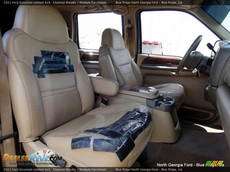 2001 Ford Excursion Limited 4x4 Chestnut Metallic / Medium Parchment Photo #13