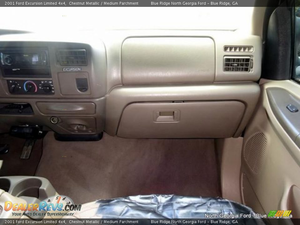 2001 Ford Excursion Limited 4x4 Chestnut Metallic / Medium Parchment Photo #20