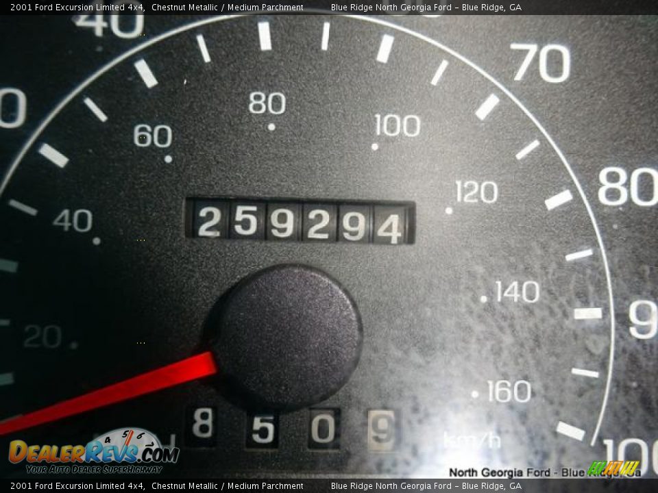 2001 Ford Excursion Limited 4x4 Chestnut Metallic / Medium Parchment Photo #22