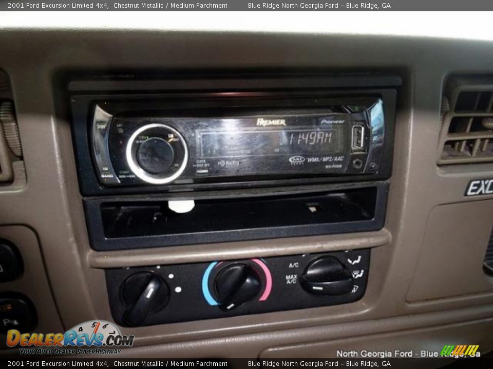 2001 Ford Excursion Limited 4x4 Chestnut Metallic / Medium Parchment Photo #23