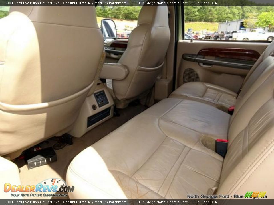 2001 Ford Excursion Limited 4x4 Chestnut Metallic / Medium Parchment Photo #29