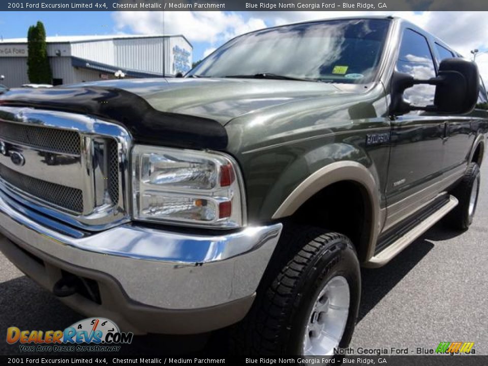 2001 Ford Excursion Limited 4x4 Chestnut Metallic / Medium Parchment Photo #31