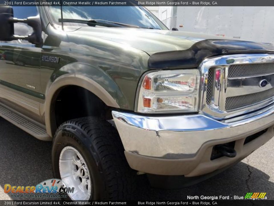2001 Ford Excursion Limited 4x4 Chestnut Metallic / Medium Parchment Photo #32