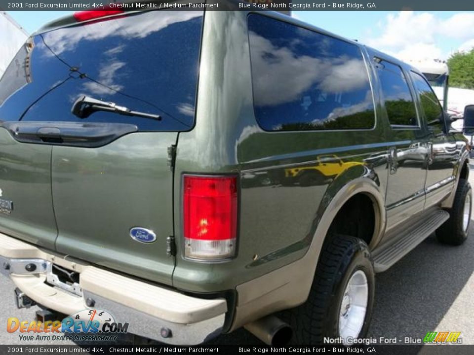 2001 Ford Excursion Limited 4x4 Chestnut Metallic / Medium Parchment Photo #33