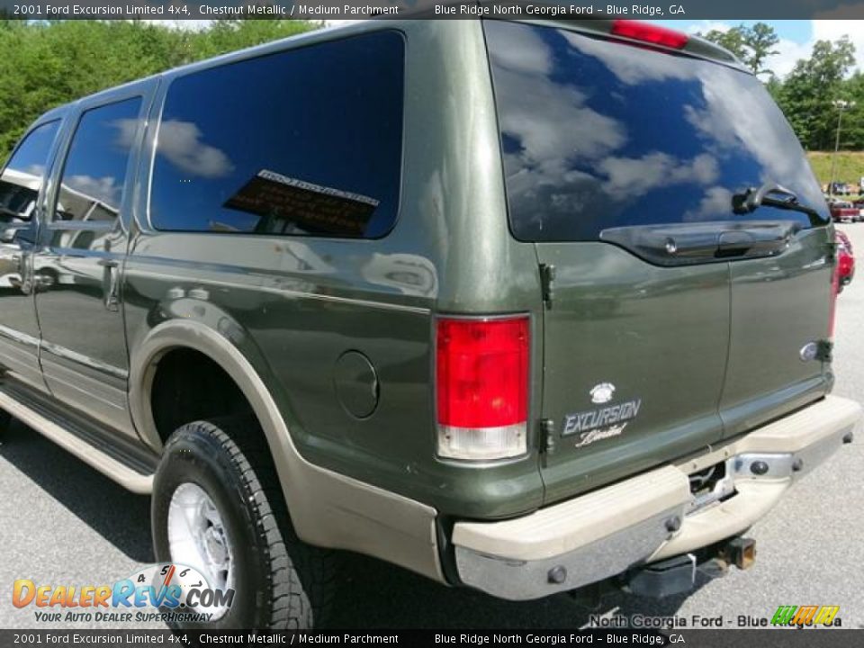 2001 Ford Excursion Limited 4x4 Chestnut Metallic / Medium Parchment Photo #34