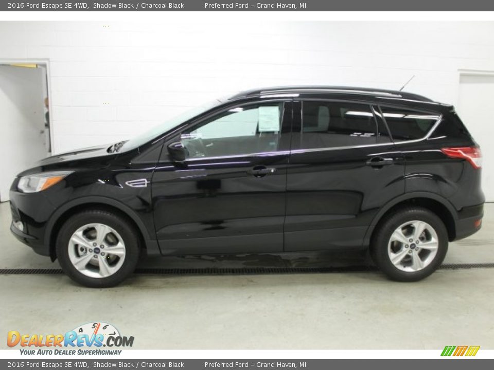 2016 Ford Escape SE 4WD Shadow Black / Charcoal Black Photo #1