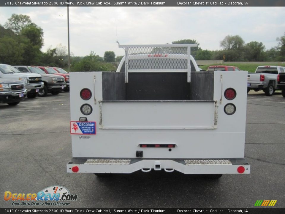2013 Chevrolet Silverado 2500HD Work Truck Crew Cab 4x4 Summit White / Dark Titanium Photo #12