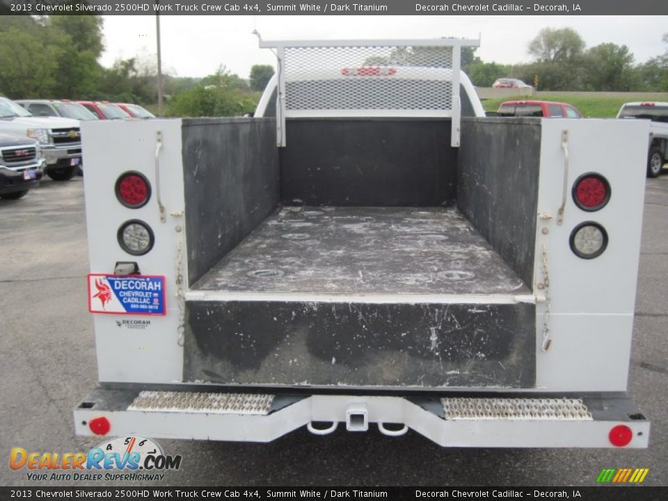 2013 Chevrolet Silverado 2500HD Work Truck Crew Cab 4x4 Summit White / Dark Titanium Photo #13